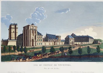 Vue du château de Vincennes, c.1820